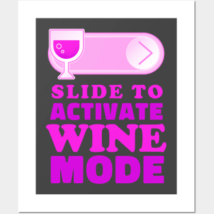 Slide to unlock Wine Posters and Art